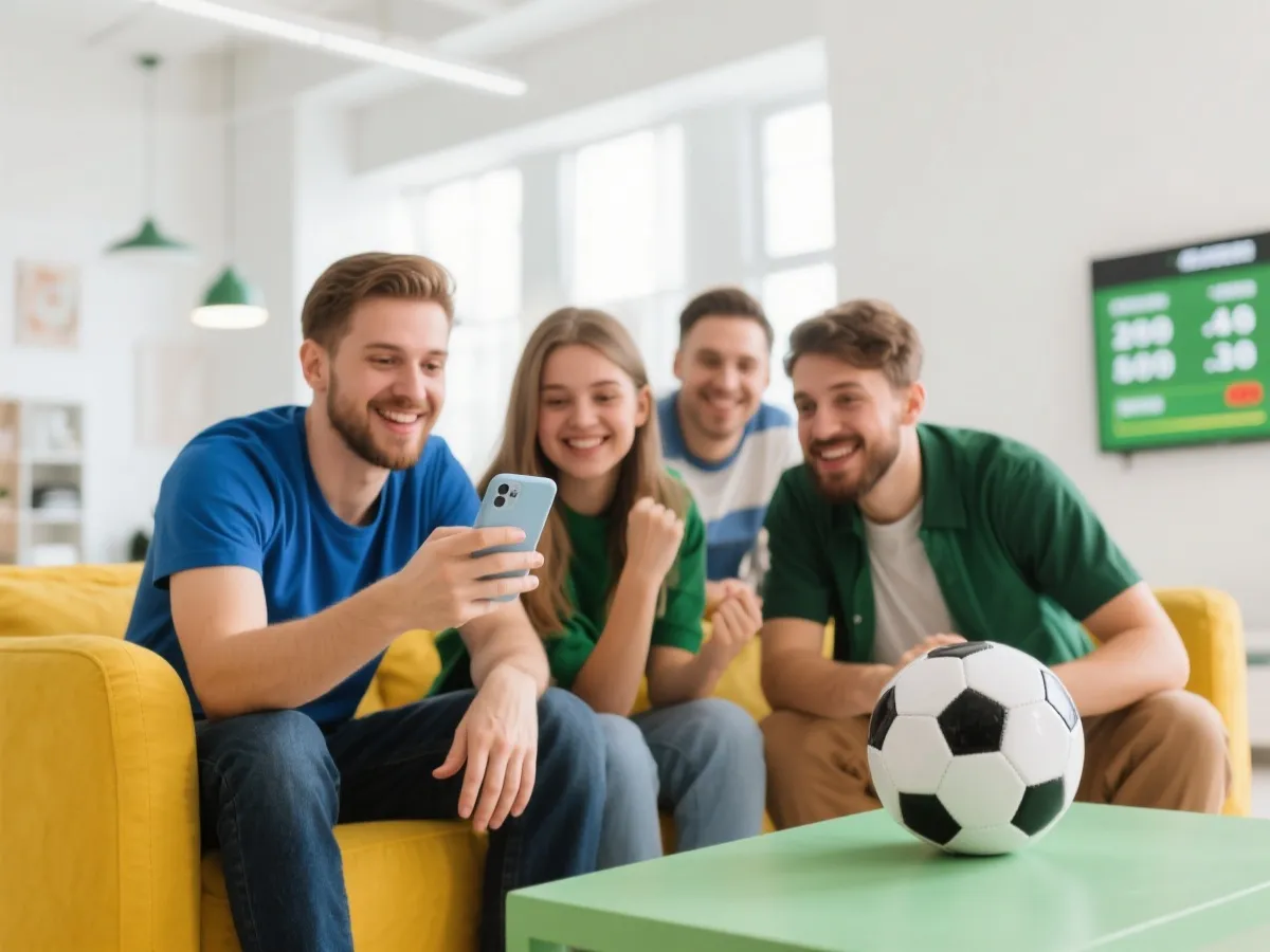 世界杯实时比分浏览场景示意图