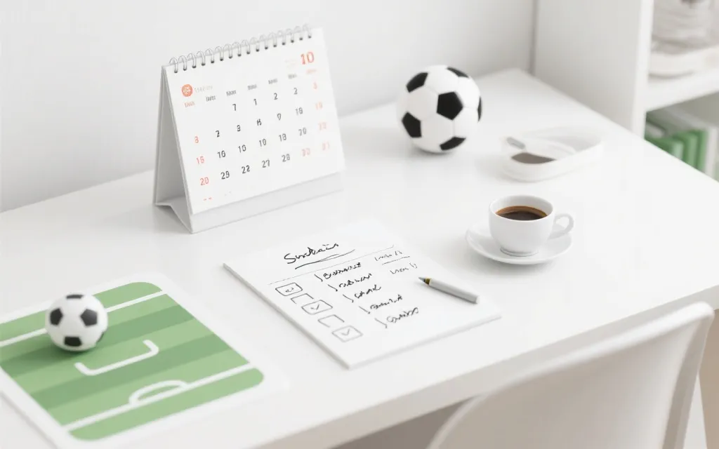 2026世界杯周末观赛计划表,日历与手写笔记风格
