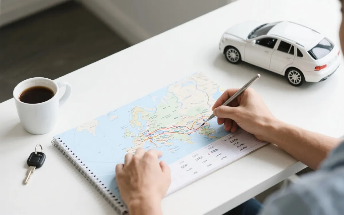 世界杯观赛自驾预算与路线规划示意图